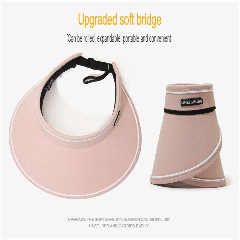 2024 New Sun Protection Hat Large Brim Women's Sun Hat Ice Silk Fashion Sun Hat Versatile Hat Women