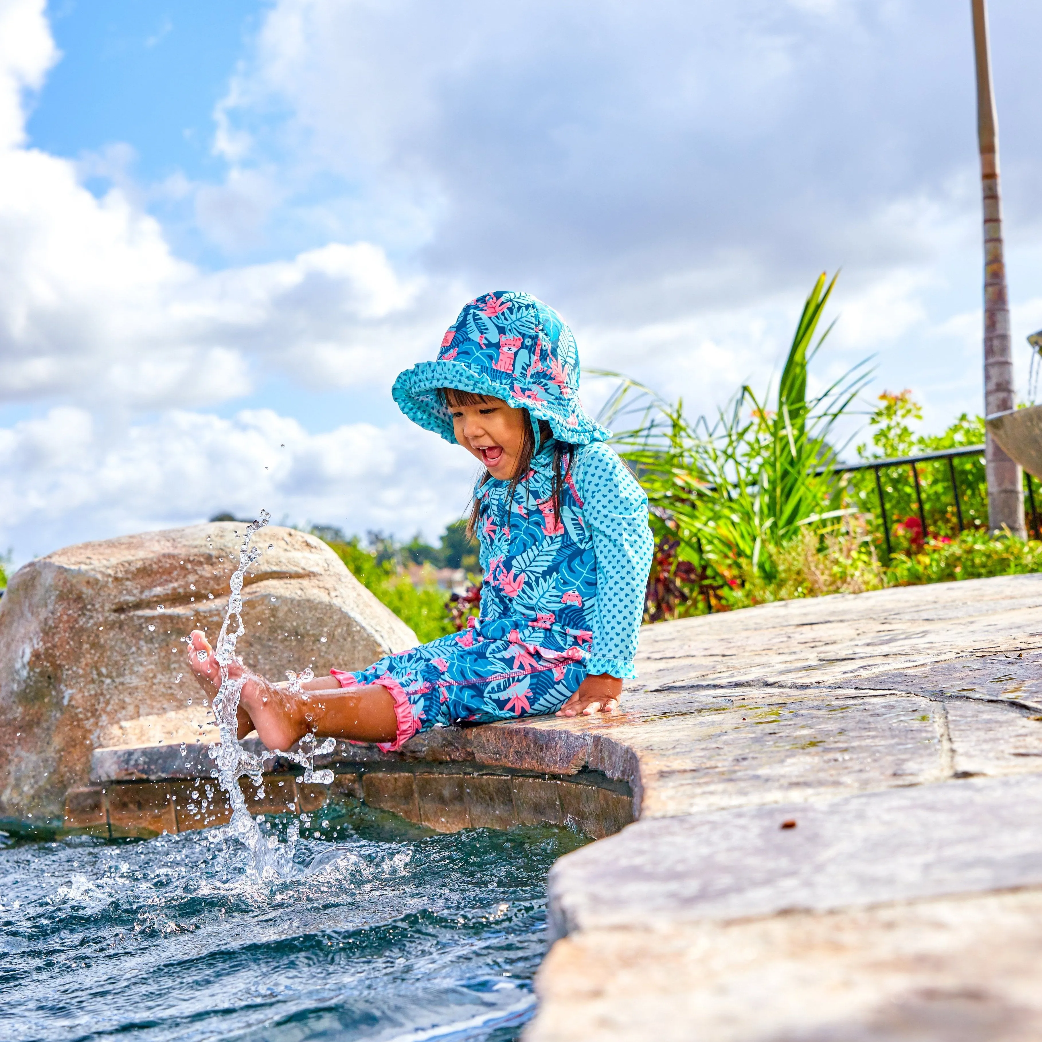 Baby Girl's Reversible Sun Hat | FINAL SALE