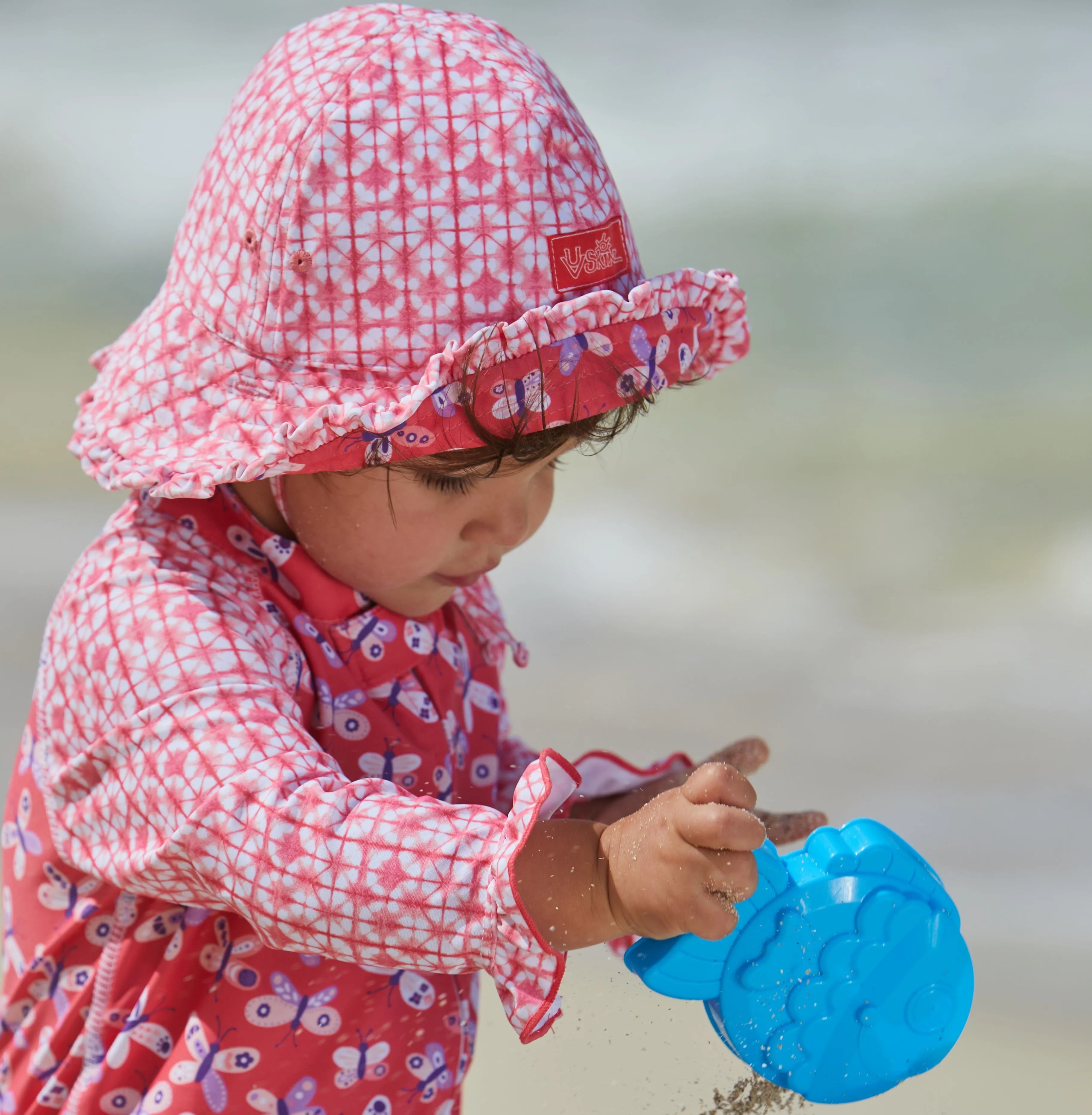 Baby Girl's Reversible Sun Hat | FINAL SALE