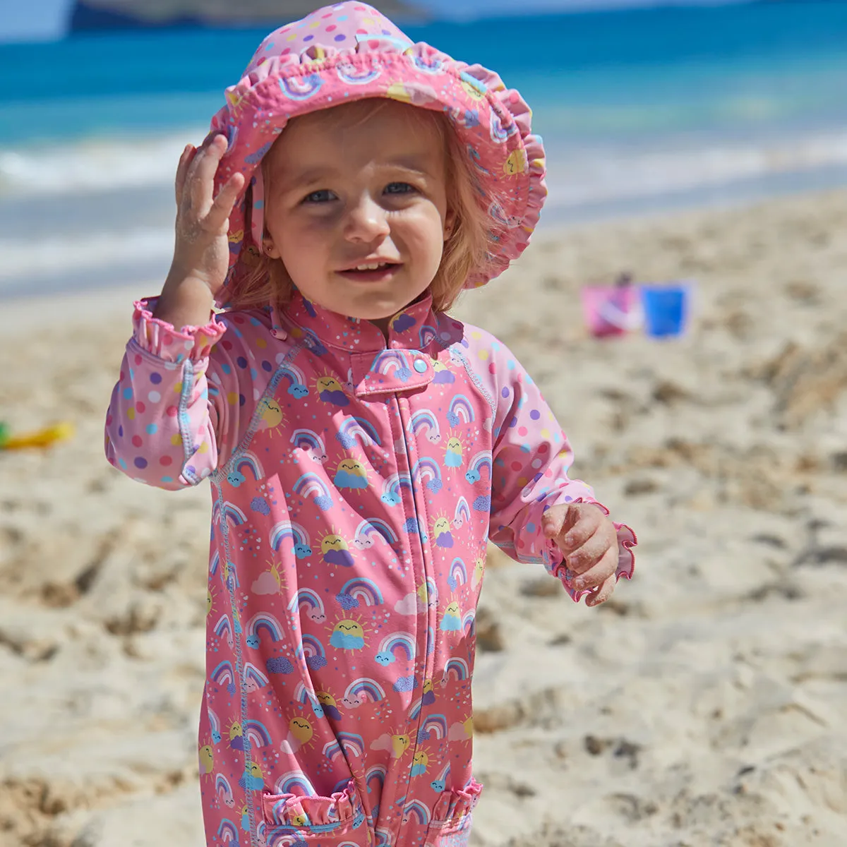 Baby Girl's Reversible Sun Hat | FINAL SALE