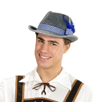 Bavarian Fedora Hat with Feathers