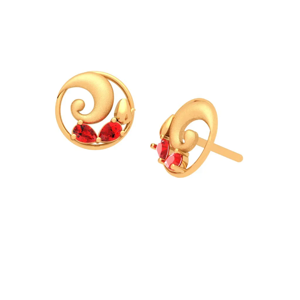 Beautiful 14k Gold Earrings Design From Online Exclusive