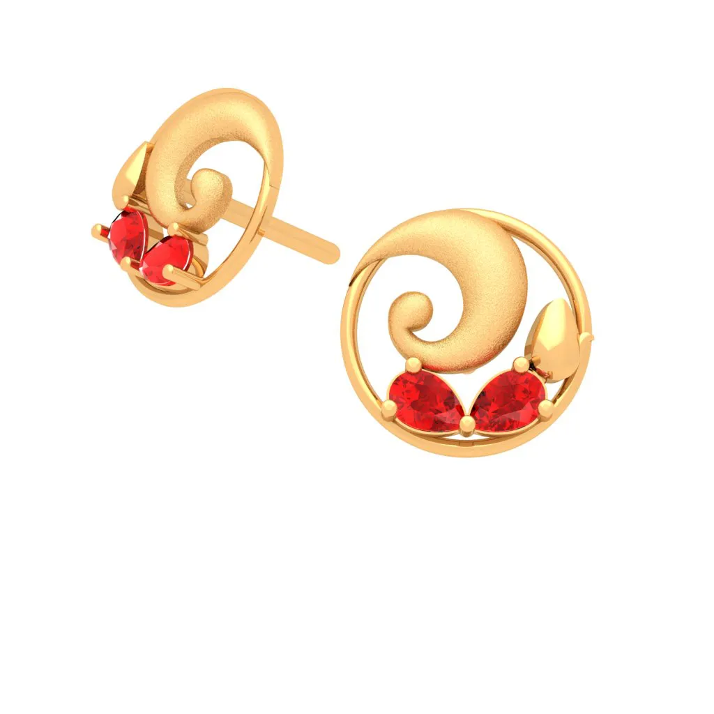 Beautiful 14k Gold Earrings Design From Online Exclusive