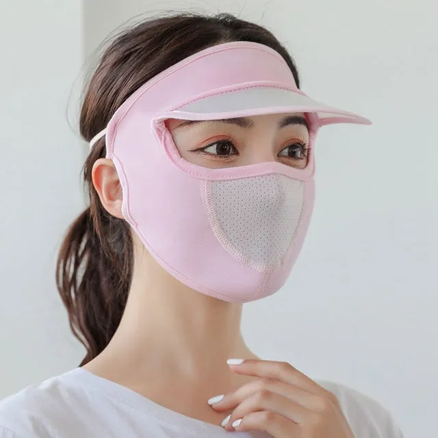 Breathable UV Protection Outdoor Sun Hat Mask