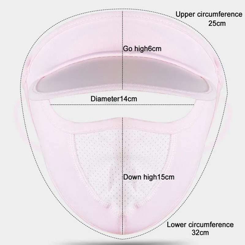 Breathable UV Protection Outdoor Sun Hat Mask