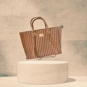 Brown Stripe Bag