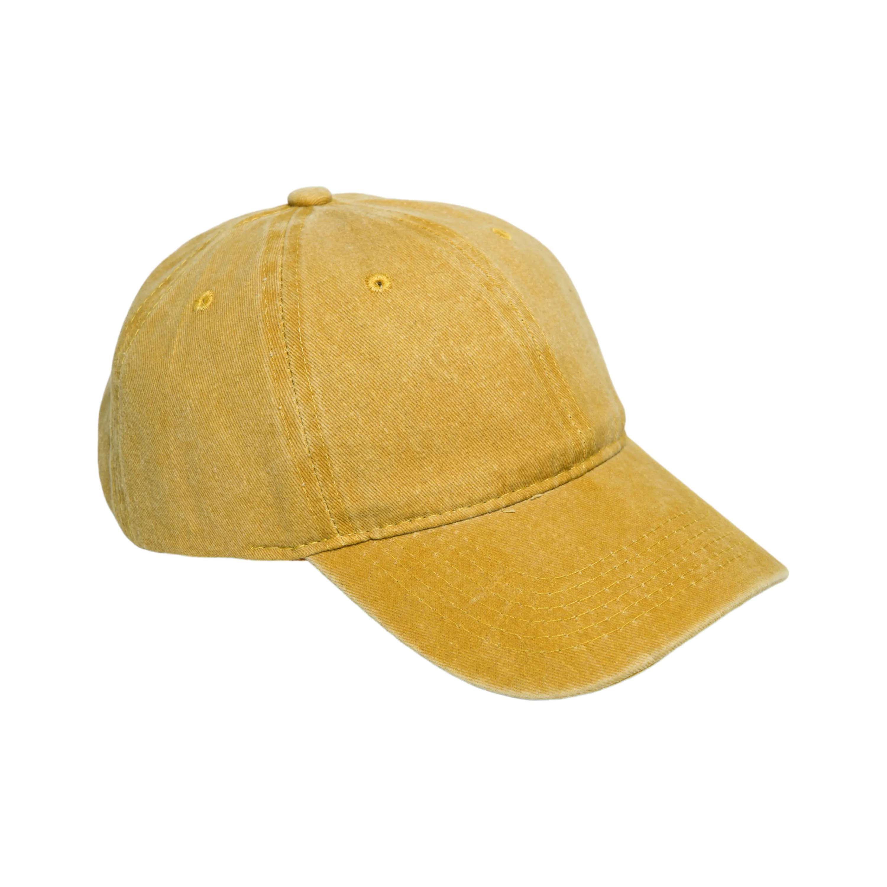 Chokore Blank Washed Baseball Cap (Yellow)