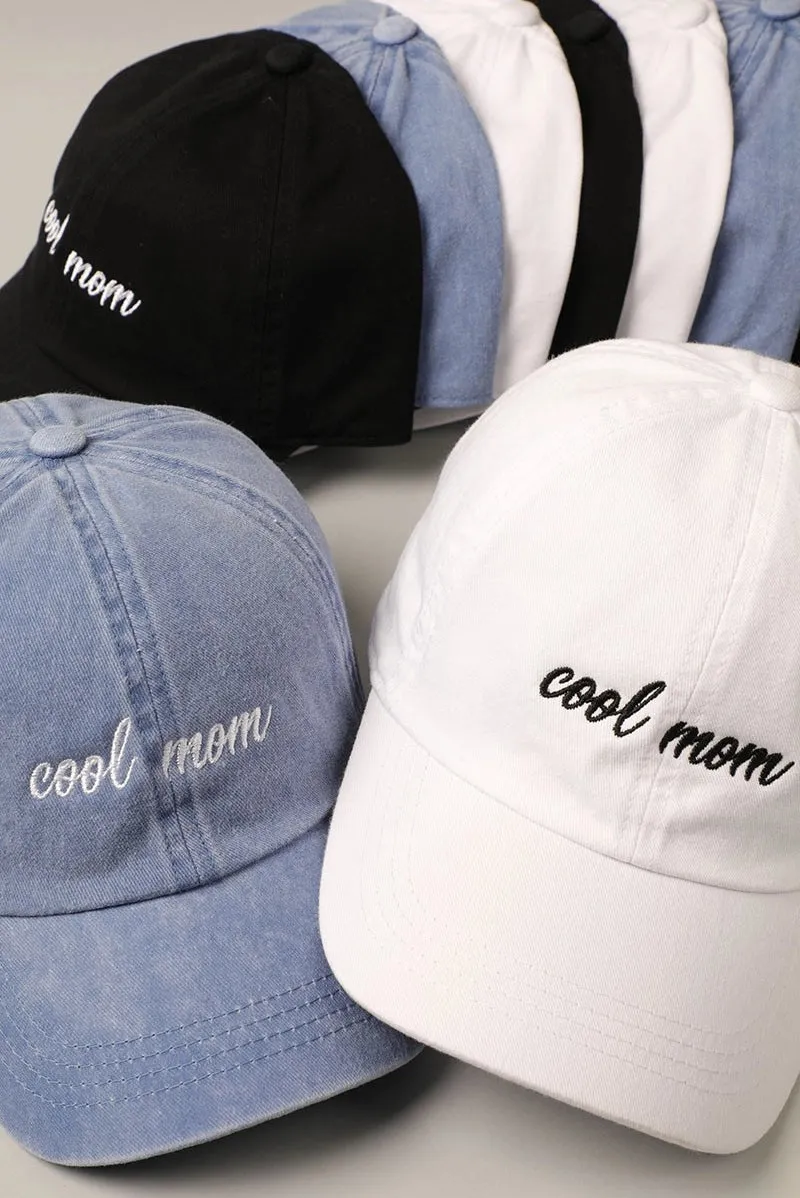 Cool Mom Baseball Cap | Blue, White, Black