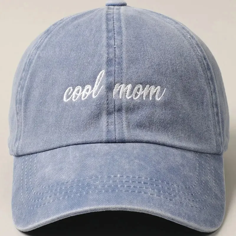 Cool Mom Baseball Cap | Blue, White, Black