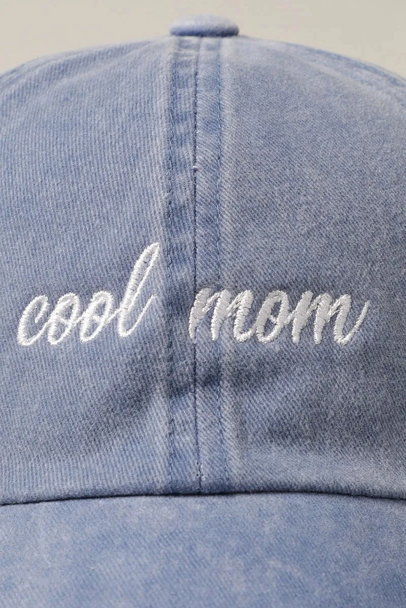 Cool Mom Baseball Cap | Blue, White, Black