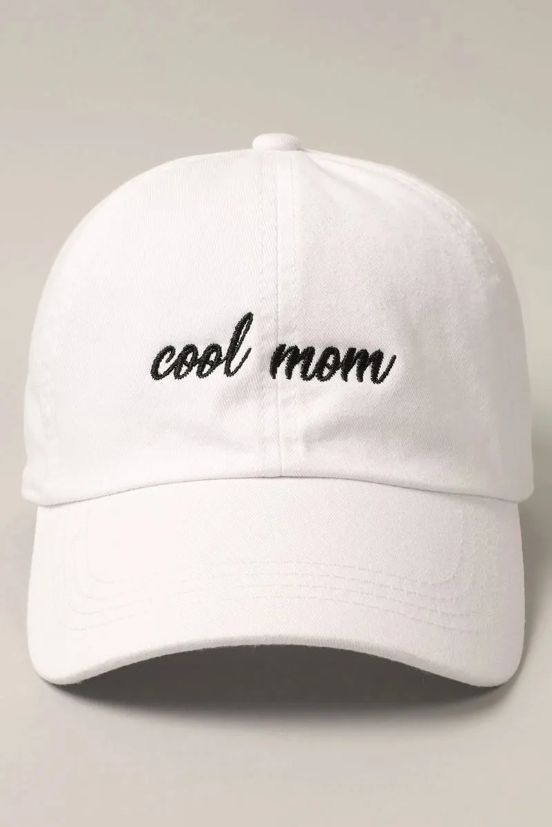 Cool Mom Baseball Cap | Blue, White, Black