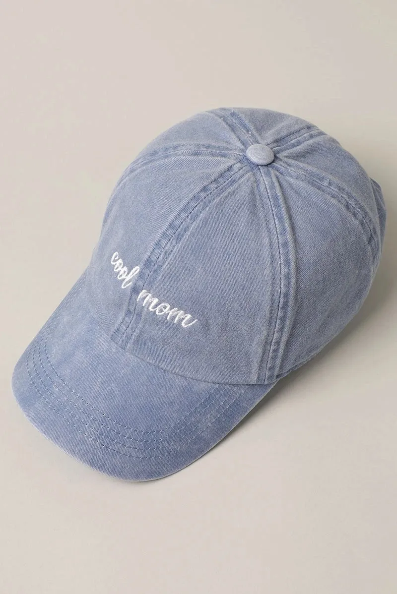 Cool Mom Baseball Cap | Blue, White, Black