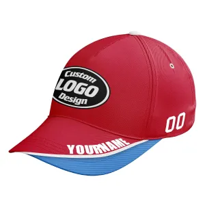 Custom Hat Sport Design Cap Stitched Adjustable Personalized Hats-D020105-23