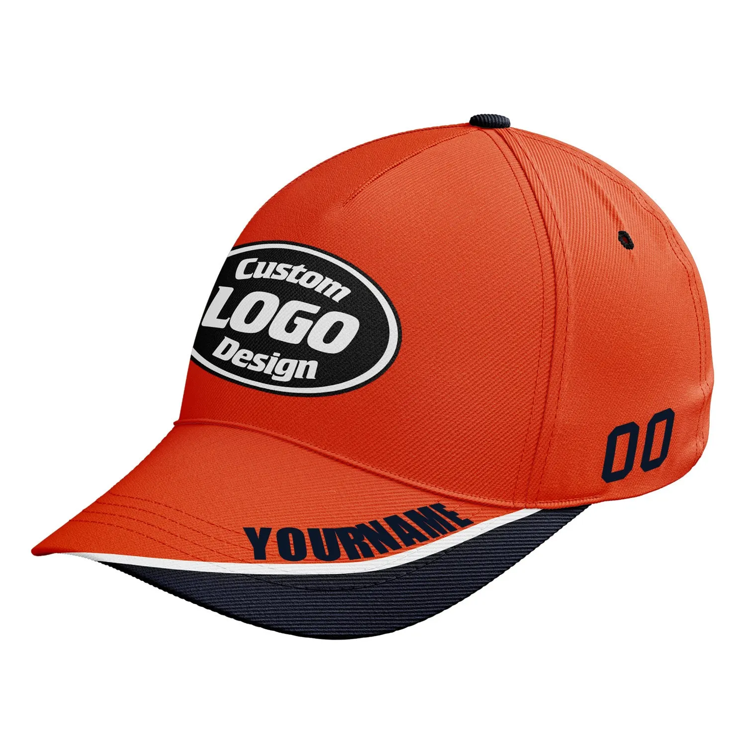 Custom Hat Sport Design Cap Stitched Adjustable Personalized Hats-D020105-8