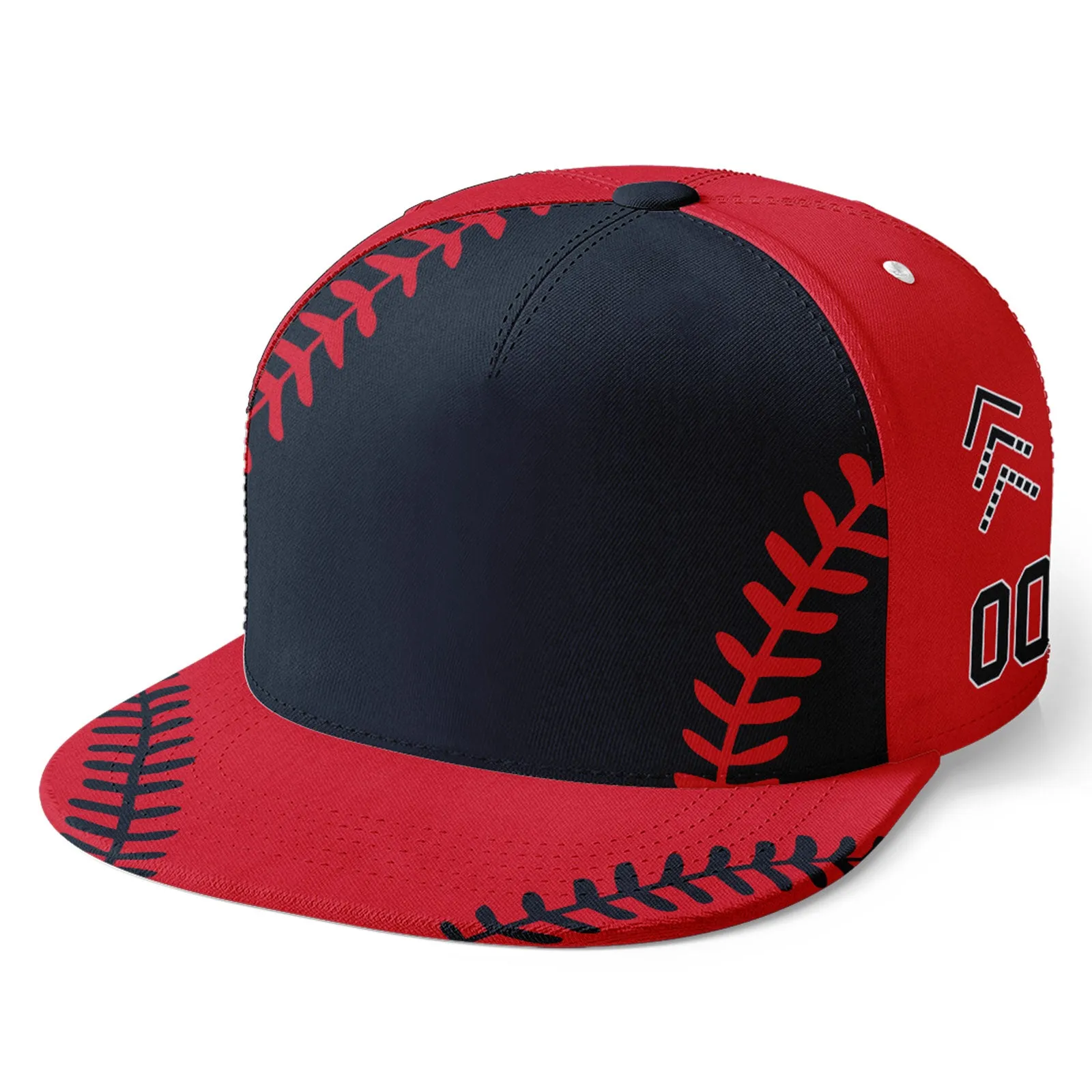 Custom Hat Sport Design Cap Stitched Adjustable Personalized PR067-D023011-3