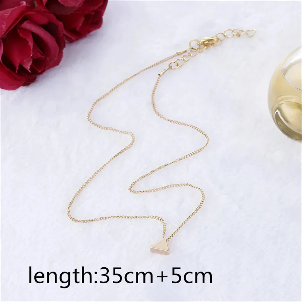 Cute Triangle Round Exquisite Wholesale Dropshipping Necklace