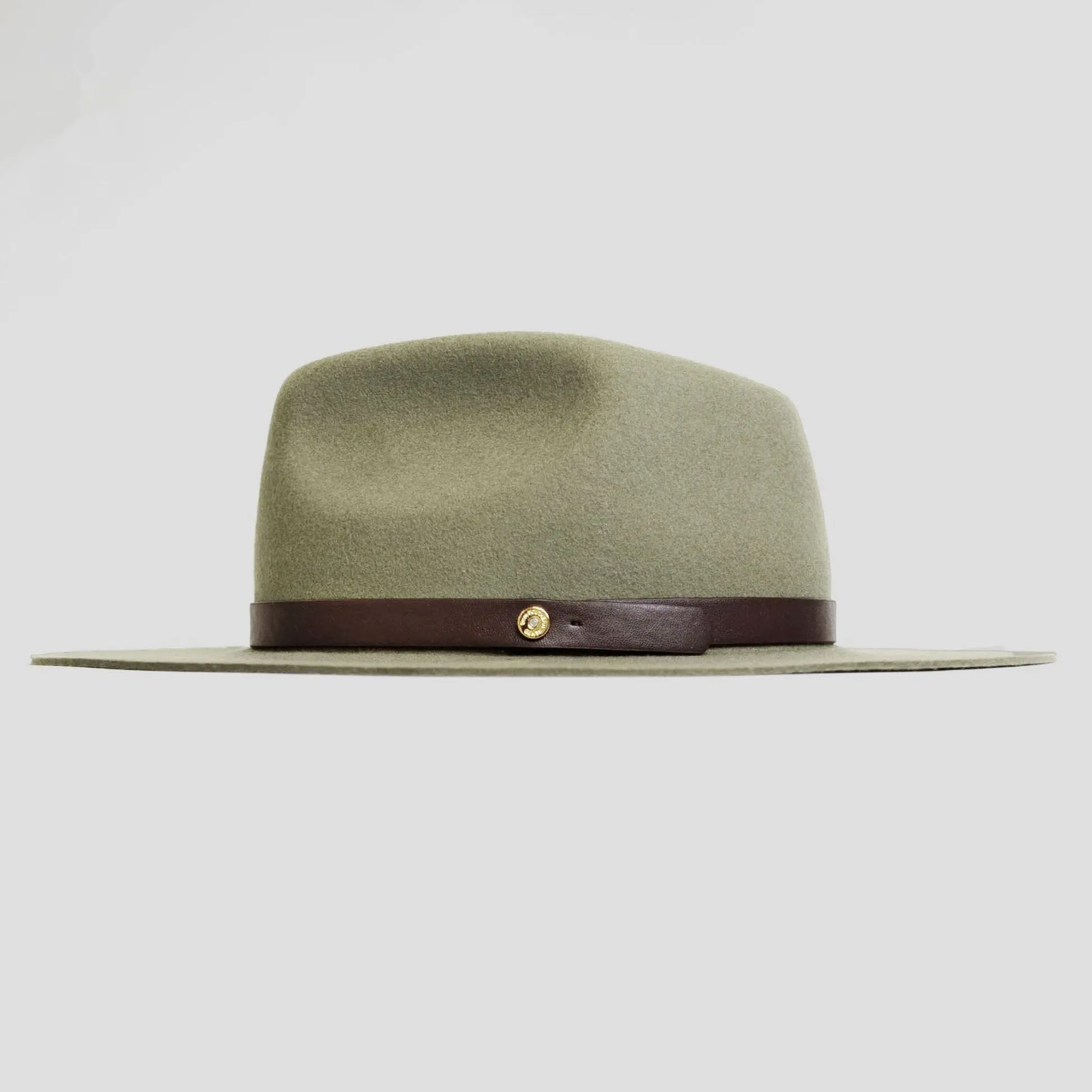 Dapper Men's Felt Fedora Hat–Brown