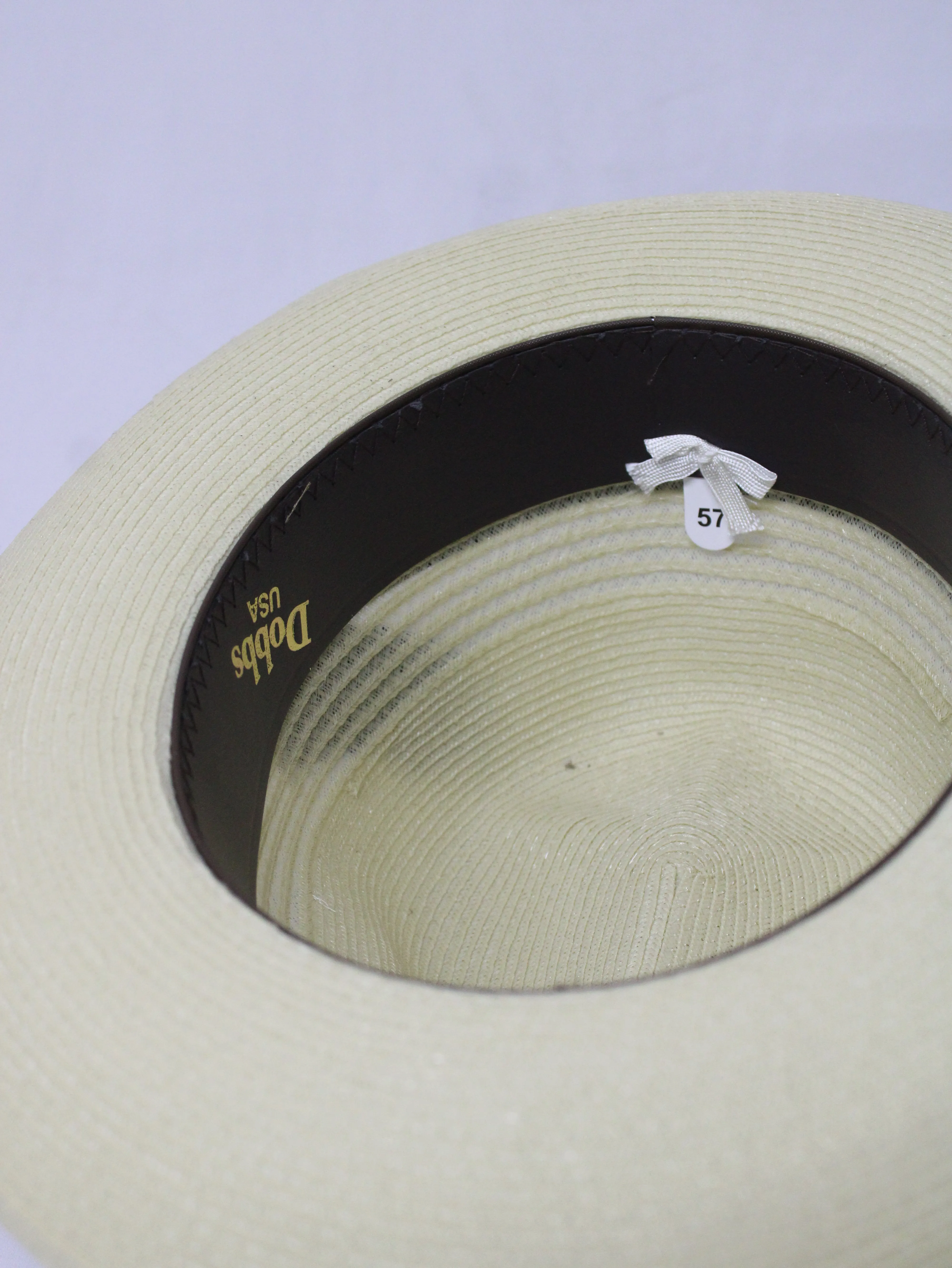 DOBBS Navy Band Khaki Fedora