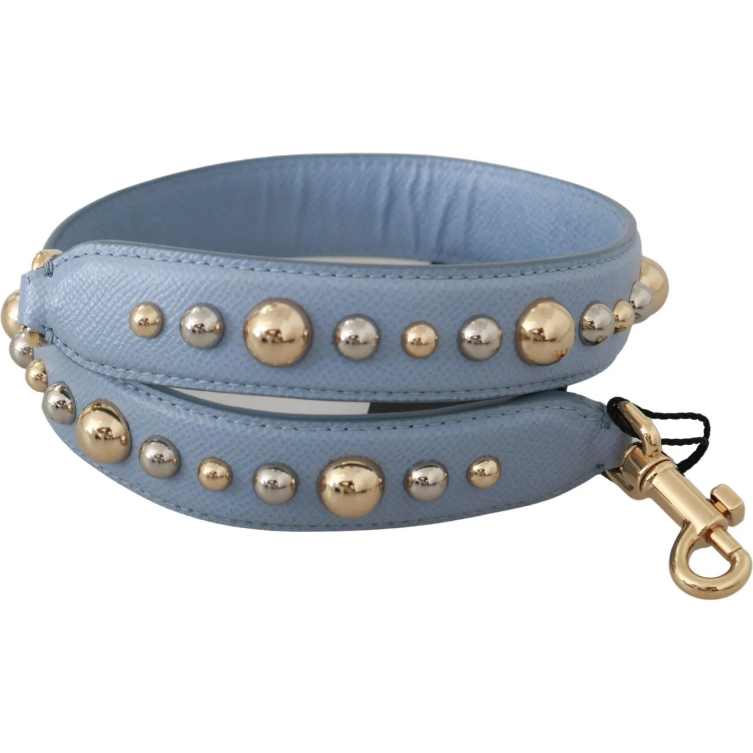 Dolce & Gabbana Elegant Blue Leather Shoulder Strap