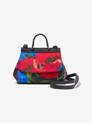 Dolce & Gabbana Girls Floral Handbag (W:14cm)