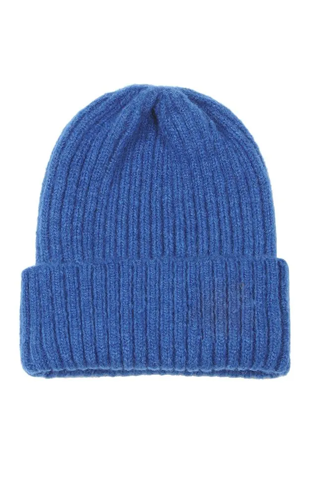 EAH9551 Solid Cuff Knit Beanie Hat