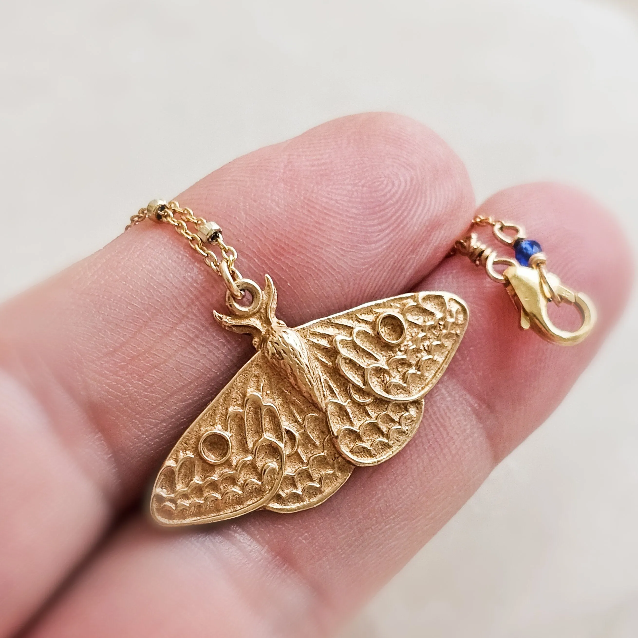 Exquisite Moth Necklace