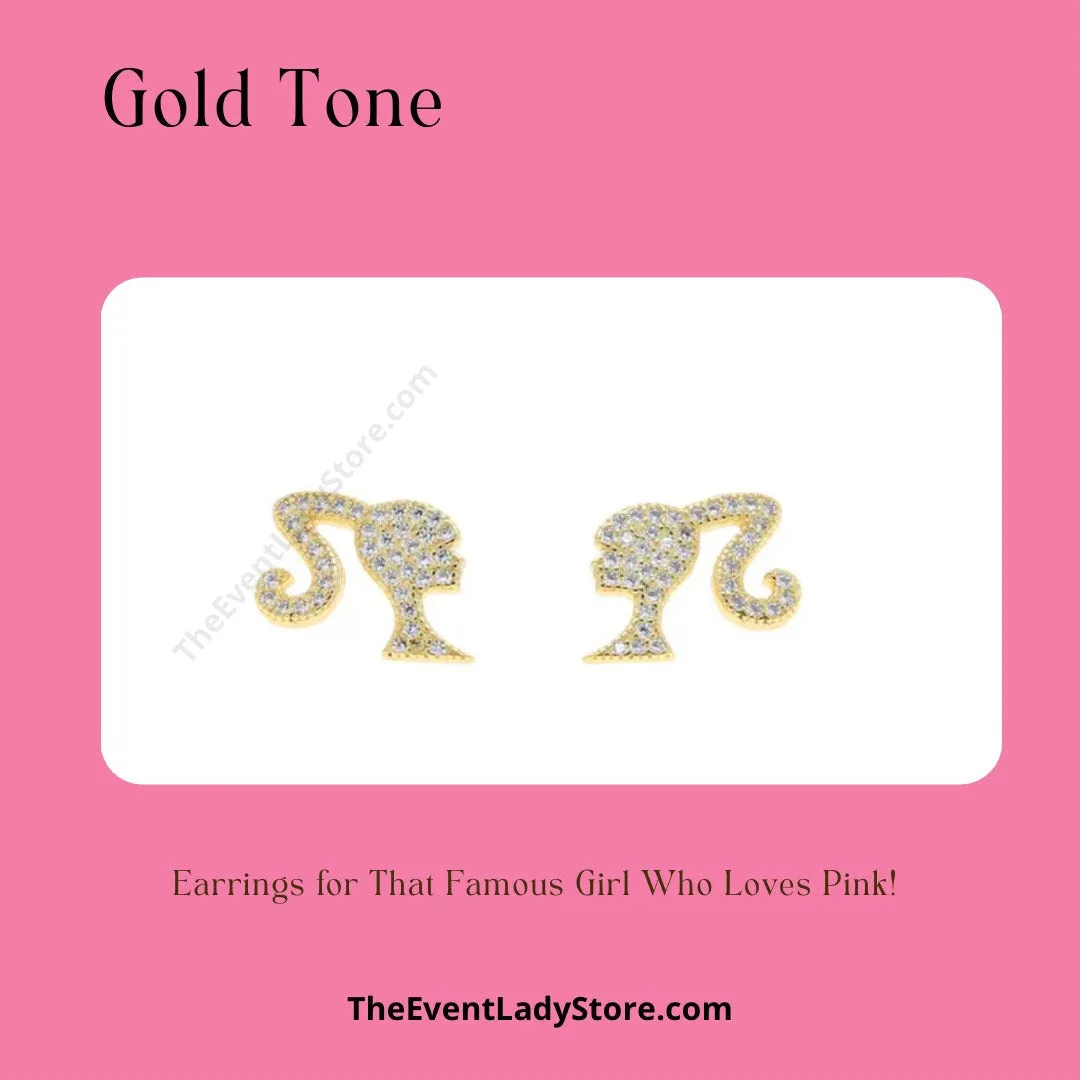 Fashion Rhinestone Earrings for That Girl Who Loves Pink