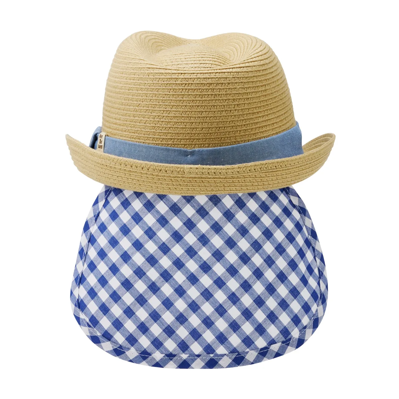 Faux Straw Fedora Hat (UV Protection)