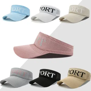 Hat Women's Summer Style Empty Top Hat New Outdoor Peaked Cap Sun Protection Shade Cute Sports Baseball Cap