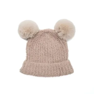 Hi Hop Fluffy Beanie Beige 1-4yr