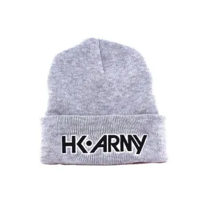 HK Army Beanie - HK Logo - Grey