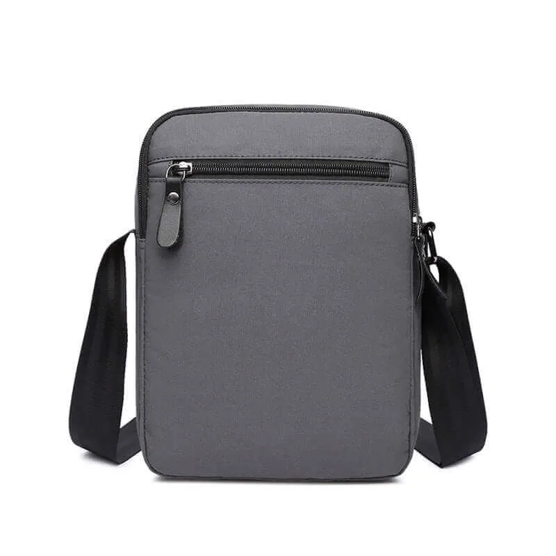 Men's Waterproof Nylon Crossbody Bag for Outdoor and Daily Use