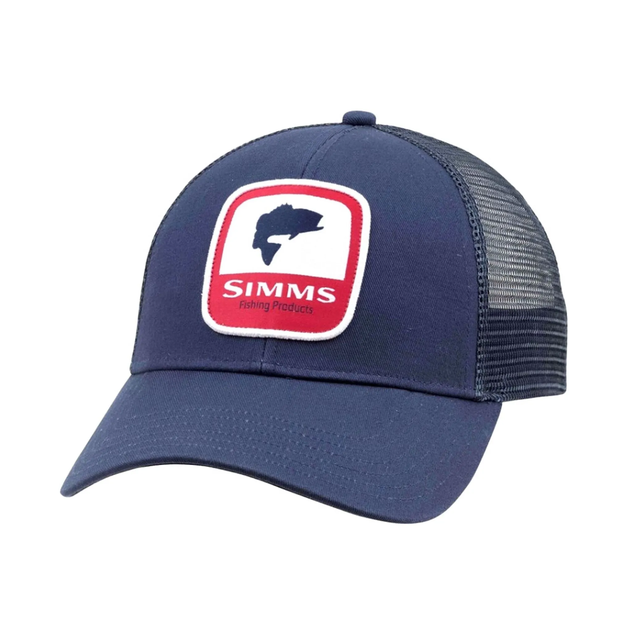 Simms Bass Patch Trucker Cap - Dark Moon