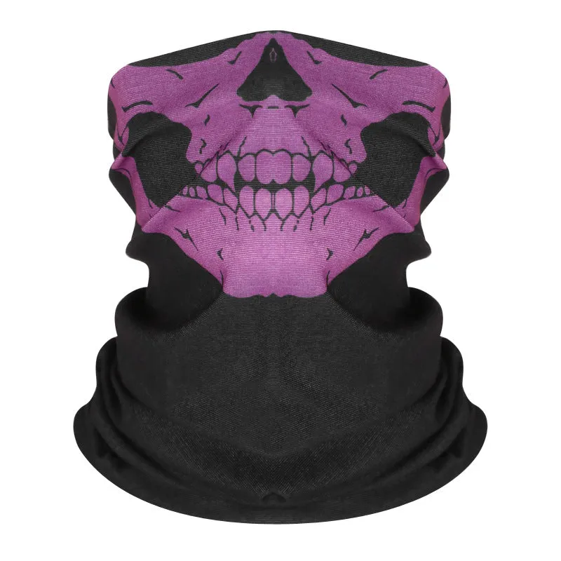 Skull-Neck Gaiter Face Shield Multi Purpose Head Covering (All Colors)