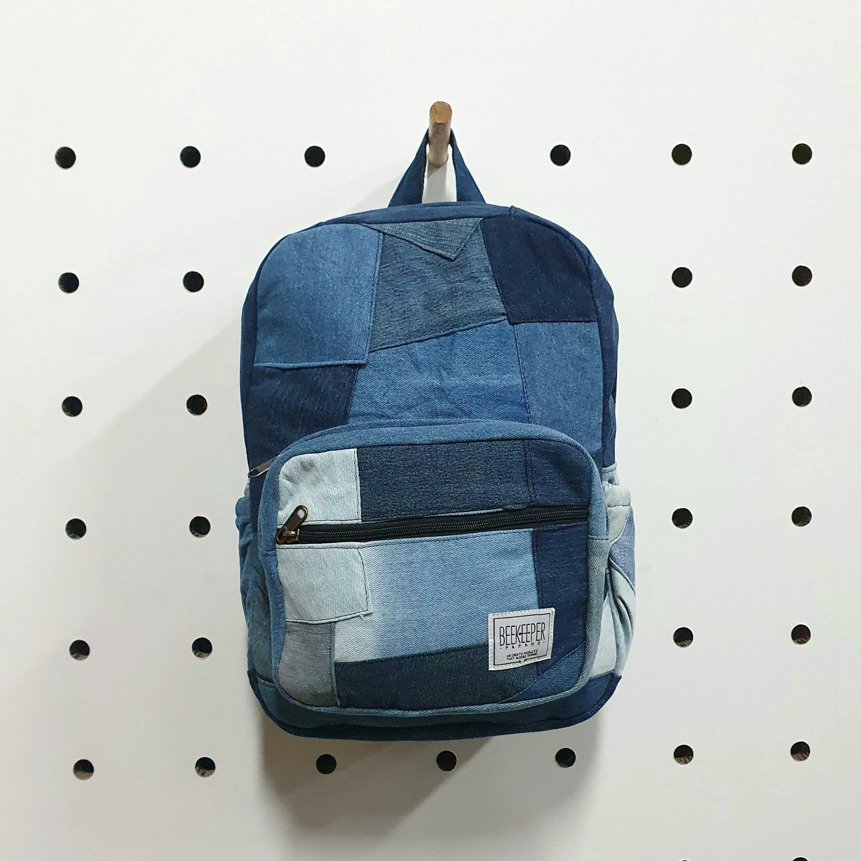 The Denim Drive Mini-Royal BeeKeeper Backpack