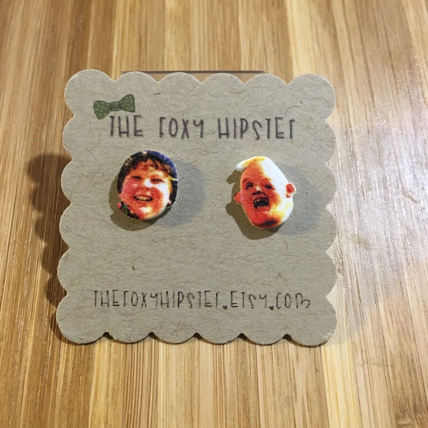 The Goonies Sloth and Chunk Stud Earrings