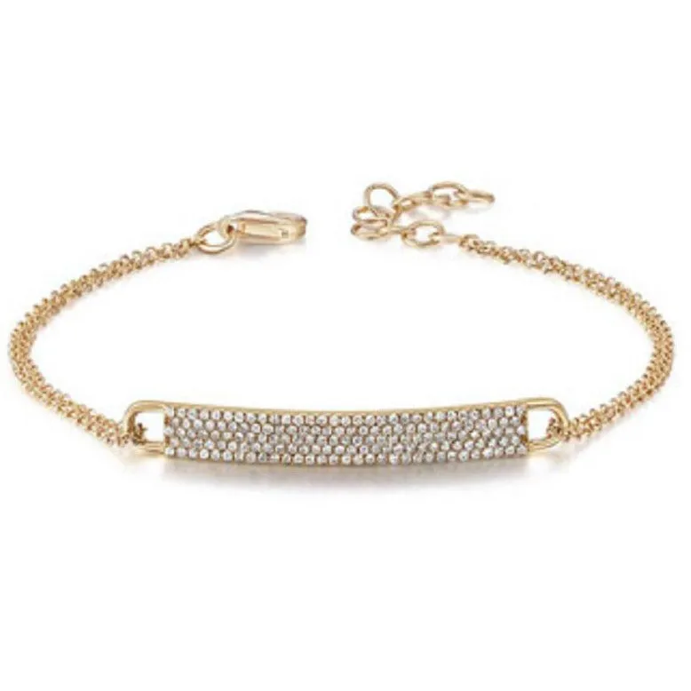 WAITLIST ONLY: Diamond ID bar bracelet