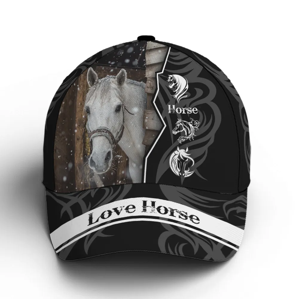 White Horse Cool Baseball Cap Coolspod