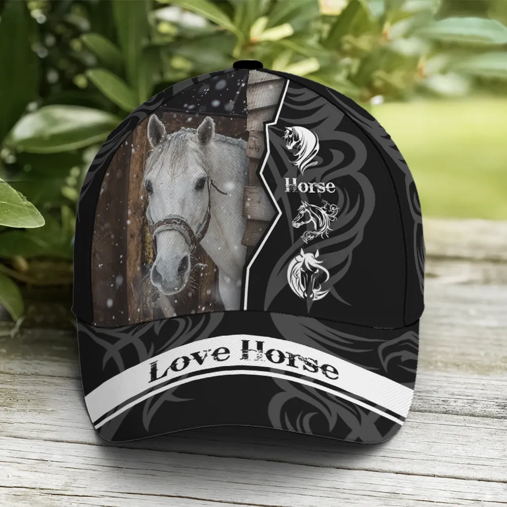 White Horse Cool Baseball Cap Coolspod