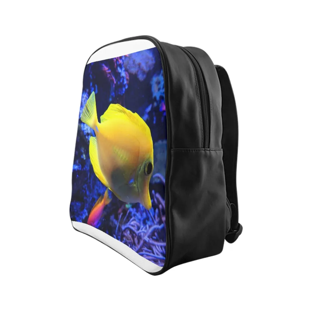 Yellow Fish School Backpack